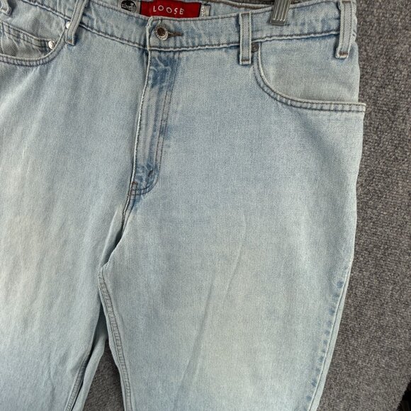 VTG Levi's Silver Tab Blue Jeans Unisex Denim Loose Fit Cotton Y2K ACTL 34x31.5 - Picture 3 of 16